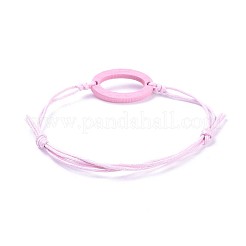 Bracelets réglables en cordon de coton ciré&nbsp;BJEW-JB04293-03
