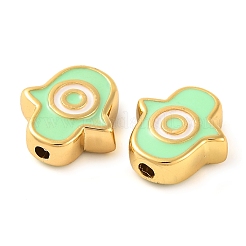 Perles de placage en laiton&nbsp;KK-H486-03G-05