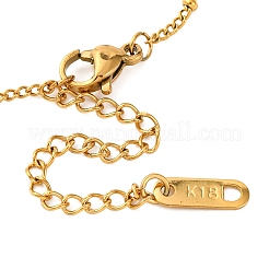 Ionenplattierung (IP) 304 Edelstahl Mesh Kettenarmband für Frauen&nbsp;BJEW-S003-01G