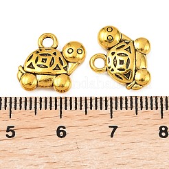Tibetischer stil Aluminium Anhänger & Charms&nbsp;TIBEP-E099-AG