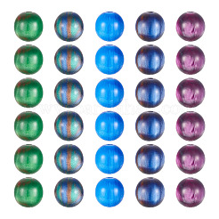 5 busta di perline di resina opaca da 5 colori&nbsp;RESI-TA0001-86