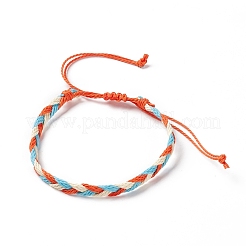 Set di braccialetti di perline intrecciati in plastica a 3 pezzi&nbsp;BJEW-B065-08A