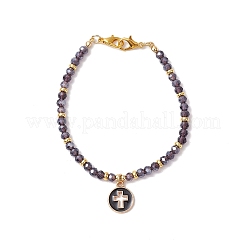 2 Stück Stretch-Armband-Set aus Glasperlen in 2 Stilen für Damen&nbsp;BJEW-JB11570