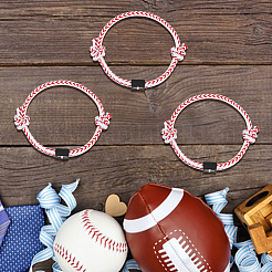Bracelets en cordon d'alliage et de polyester pour femmes et hommes&nbsp;BJEW-WH0041-54