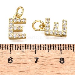 Messing micro pave klar zirkonia charme&nbsp;KK-ZX025-07E