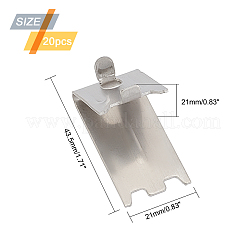 201 Edelstahlschnalle&nbsp;STAS-WH0026-15P
