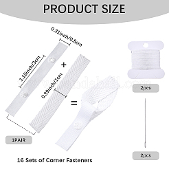 Abnehmbarer Bettbezug aus Polyester und Bommel&nbsp;FIND-CP0003-68