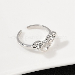 Verstellbare offene Manschettenringe aus Messing&nbsp;RJEW-R032-04P