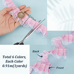 6 yarda de cinta de encaje de poliéster de 6 colores&nbsp;OCOR-GA0002-94