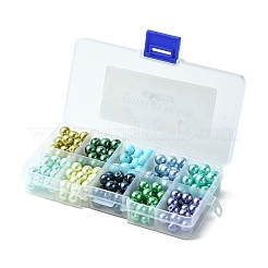 Misch perlige Runde Glas Perlen&nbsp;HY-D0004-8mm-B