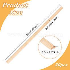 Runde Holzstäbchen&nbsp;WOOD-WH0109-22