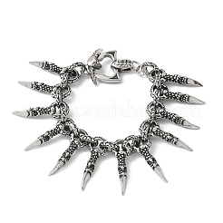 Bracelets à breloques en acier inoxydable 304&nbsp;BJEW-D385-02AS