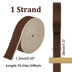100 verges de rubans en polyester&nbsp;SRIB-WH0011-081A