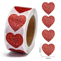 Rotoli di adesivi a forma di cuore&nbsp;X-DIY-K027-A05