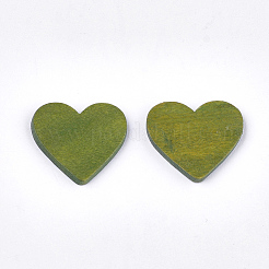 Cabochon in legno dipinto&nbsp;WOOD-T021-04F