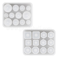 2 Stück 2 Stile DIY Perlen Silikonformen&nbsp;SIMO-TA0001-16