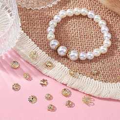 100pcs 10 styles de perles en alliage&nbsp;PALLOY-CJ0002-77