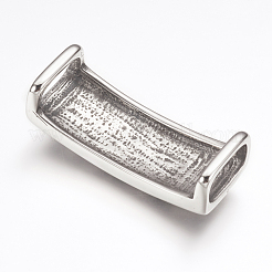Breloques coulissantes en acier inoxydable chirurgical 316&nbsp;STAS-F133-91AS