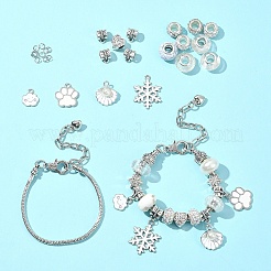 DIY-Armband-Bastelsets aus Messing und Legierung im europäischen Stil&nbsp;DIY-FS0007-22