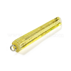 Galvanisierte natürliche Quarzanhänger&nbsp;G-P315-B01-02P