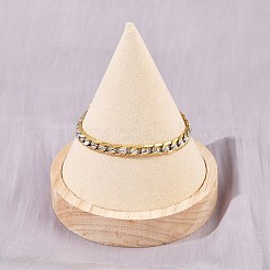 Bracelets à chaîne gourmette en acier inoxydable 304 pour femmes&nbsp;BJEW-G757-14GP