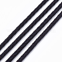 Cordoncino di cuoio intrecciato bovina&nbsp;NWIR-N005-01G-4mm