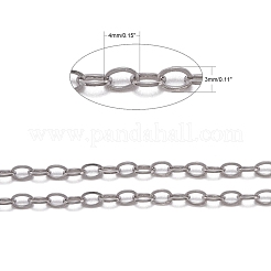 Catene portacavi in acciaio inox 304 anti-ossidazione&nbsp;CHS-K001-96-3.5mm