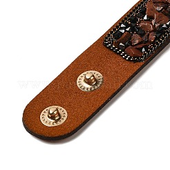 Bracciale con cordino in finta pelle scamosciata&nbsp;LS-BJEW-F428-07