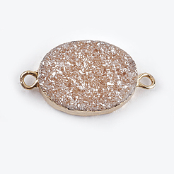 Natürliche Druzy-Quarzkristall-Verbindungsverbinder&nbsp;G-P356-01A