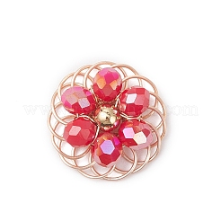 Pendenti in vetro placcato 4 pz 4 colori&nbsp;PALLOY-TA00338