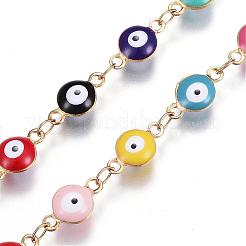 Handgemachte Rosenkranz-Halsketten&nbsp;NJEW-H428-02G