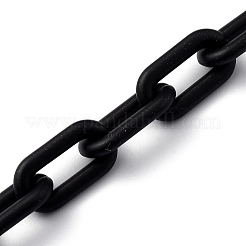 Chaînes de câbles en plastique ccb peintes à la main&nbsp;AJEW-JB00729-01