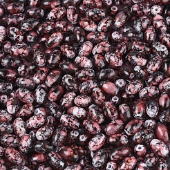 Spray bemalte Glasperlen&nbsp;SEED-T007-14K