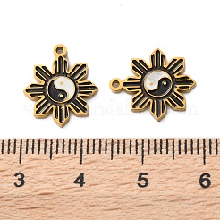 Ionenplattierung (IP) 304 Edelstahl Emaille Charms&nbsp;STAS-M102-53G