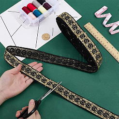 Vintage-Jacquard-Polyesterband&nbsp;OCOR-WH0101-259A