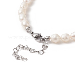 Natürliche Perlenkette für Frauen&nbsp;NJEW-JN04188-02