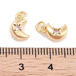 Ottone micro spianare pendenti zirconi&nbsp;KK-P271-01G-A