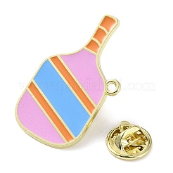 Sportthema Pickleball Paddel Charms Emaille Pins&nbsp;JEWB-B030-01A