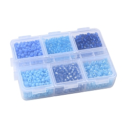 936 Stück 6-Stil-Glassamen-Rundperlen&nbsp;SEED-FS0001-07