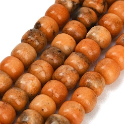 Gefärbt natürlichen weißen Jade Perlen Stränge&nbsp;GG-CBAA20A-01B-08