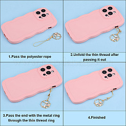 Sangles mobiles en corde polyester&nbsp;FIND-WH0050-40B