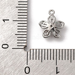 Adornos de latón micropavé de circonia cúbica&nbsp;KK-D371-04E-P
