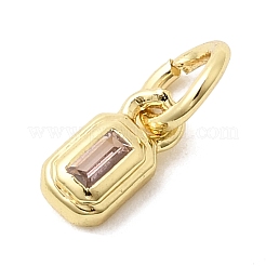 Breloques en laiton avec zircone cubique&nbsp;KK-G554-02D-03