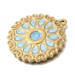 Pendentifs en acier inoxydable 304 émaillés&nbsp;LS-STAS-E520-02B-G