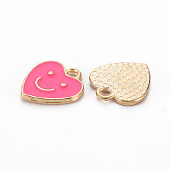 Legierung Emaille Anhänger / charms&nbsp;ENAM-T016-12A-RS