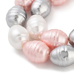 Perles de perles de coquille galvanoplastie&nbsp;BSHE-H110-01-05