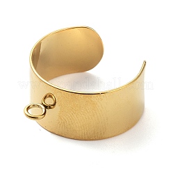 Placcatura ionica (ip) 304 componenti per anelli aperti in acciaio inossidabile&nbsp;STAS-WH0029-40B-G