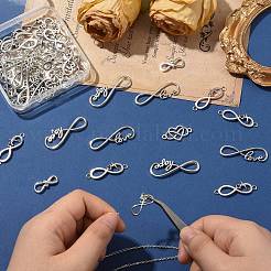Fascini del connettore della lega di stile tibetano di 80pcs 8 stili&nbsp;FIND-CJ0006-04
