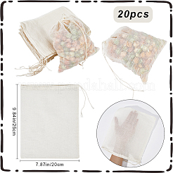 Sacs filtrants en tissu de coton&nbsp;AJEW-BBC0002-19A
