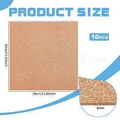 Quadratische Korkplatten&nbsp;DIY-WH0430-453